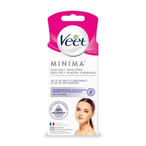 Veet Hypoalergénne voskové pásiky na tvár Mini ma 20 ks