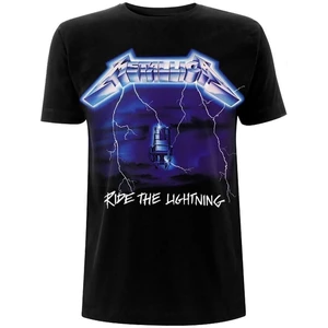 Metallica Tričko Unisex Ride The Lightning Tracks Čierna L