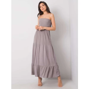 FRESH MADE Light gray long dress for women