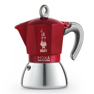 Bialetti Moka Induction Červená 6 šálků