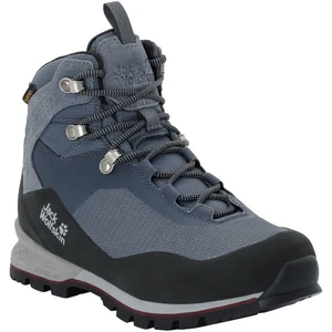 Jack Wolfskin Womens Outdoor Shoes Wilderness Lite Texapore W Pebble Grey/Burgundy 37,5