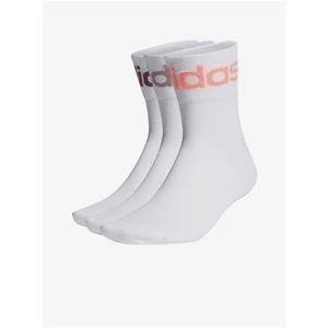 Set of three pairs of socks in white adidas Originals - unisex