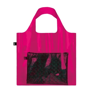 Nákupná taška LOQI Transparent Pink