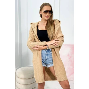 Sweater with bat camel wool