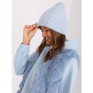 Women's winter hat light blue color