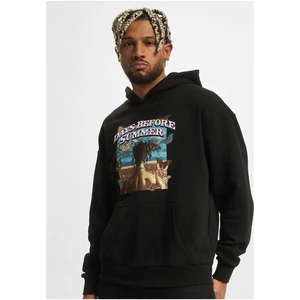 Days before Summer Oversize Black Hooded