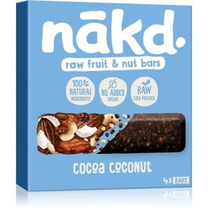 Nakd Cocoa Coconut RAW Tyčinka z ovoce a ořechů s kokosem 4x35 g