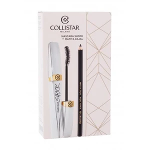 Collistar Shock Set dárková kazeta řasenka Shock 8 ml + tužka na oči Kajal Pencil 1,2 ml Black pro ženy Black objemová řasenka; tvarující řasenka