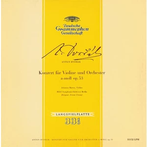 Antonín Dvořák Concert For Violin And Orchestra (Mono) (Vinyl LP)