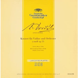 Antonín Dvořák Concert For Violin And Orchestra (Mono) (Vinyl LP)