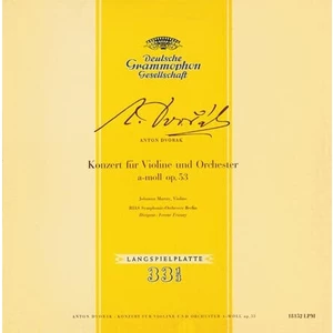 Antonín Dvořák Concert For Violin And Orchestra (Mono) (Vinyl LP)