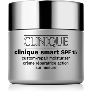 Clinique Clinique Smart™ SPF 15 Custom-Repair Moisturizer denný hydratačný krém proti vráskam pre suchú a zmiešanú pleť SPF 15 75 ml