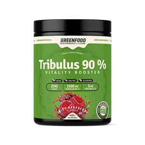 GreenFood Nutrition Performace nápoj Tribulus 90 % 420 g Mandarinka