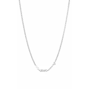 Liu.JO Romantický oceľový náhrdelník s perličkami Icona LJ1689