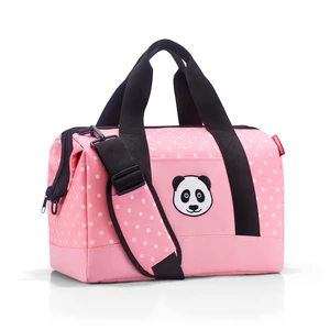 Cestovní taška Reisenthel Allrounder M kids Panda dots pink