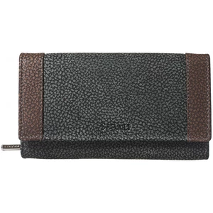 SEGALI Dámská kožená peněženka 61288 WO black/brown