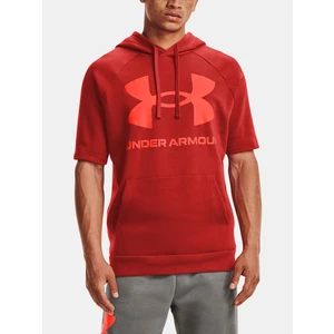 Under Armour UA Rival Flc Big Logo SS HD Červená M