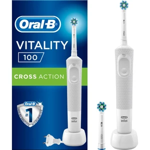 Oral B Vitality 100 CrossAction White Box elektrický zubní kartáček White