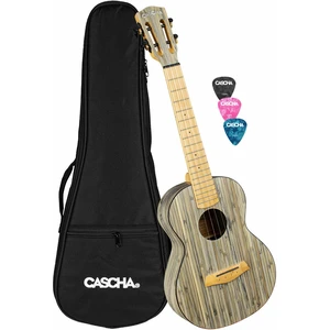 Cascha HH 2317 Bamboo Ukulele tenore Graphite