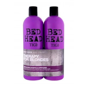 Tigi Bed Head Dumb Blonde™ dárková kazeta šampon 750 ml + kondicionér 750 ml pro ženy na blond vlasy; na poškozené vlasy