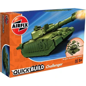 Airfix Quick Build tank Challenger Tank zelená