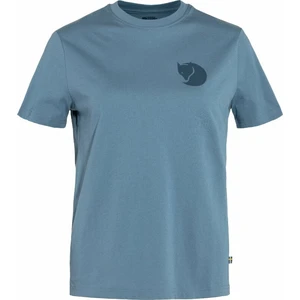 Fjällräven Fox Boxy Logo Tee W Dawn Blue L