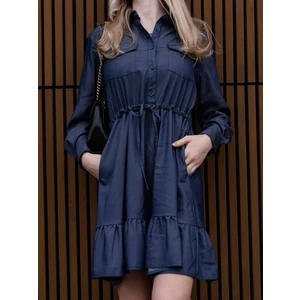 Dress navy blue LeMonada cxp1083.navy