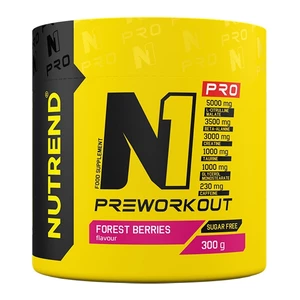 Nutrend N1 Pro podpora športového výkonu s kofeínom príchuť Forest Berries 300 g