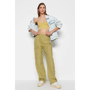 Trendyol Light Khaki Cargo Pants With Pocket Detail