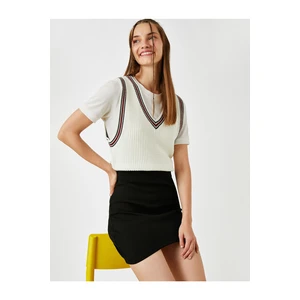 Koton Asymmetrical Mini Skirt