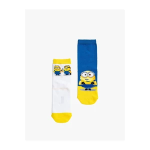 Koton Set of 2 Minions Printed Socks Licensed