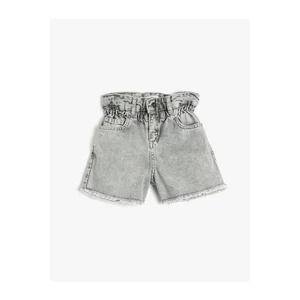 Koton Jeans Shorts with elasticated waist, pockets. Cotton