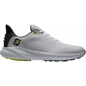 Footjoy Flex XP Mens Golf Shoes White/Black/Lime 41