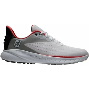 Footjoy Flex XP Mens Golf Shoes White/Black/Red 47