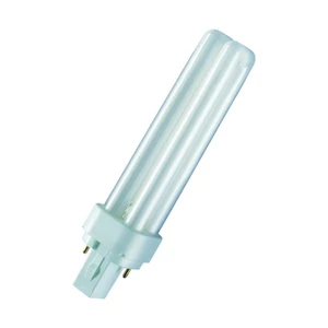 Usporná zářivka Osram, 13 W, G24d-1, 138 mm, teplá bílá