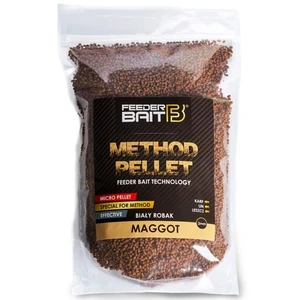 Feederbait method pellet 2 mm 800 g - bilý červ