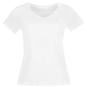 Wojas Basic Dámské Tričko V Bílé Barvě S Krátkým Rukávem