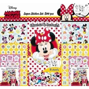 JIRI MODELS Samolepkový set 500ks Disney Minnie Mouse
