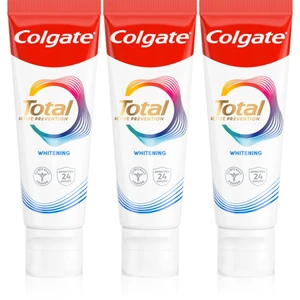 Colgate Total Whitening bělicí zubní pasta 3 x 75 ml