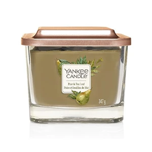 Yankee Candle Aromatická sviečka stredná hranatá Pear & Tea Leaf 347 g