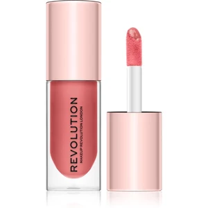 Makeup Revolution Pout Bomb lesk na pery pre väčší objem s vysokým leskom odtieň Kiss 4.6 ml