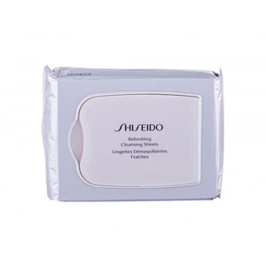 Shiseido Refreshing Cleansing Sheets 30 ks čisticí ubrousky pro ženy na všechny typy pleti; na rozjasnění pleti