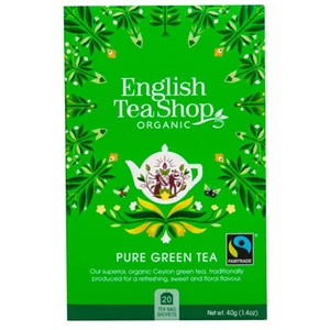English Tea Shop Čistý zelený čaj BIO 20 sáčků
