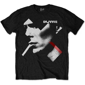 David Bowie Tričko Smoke Černá-Grafika XL