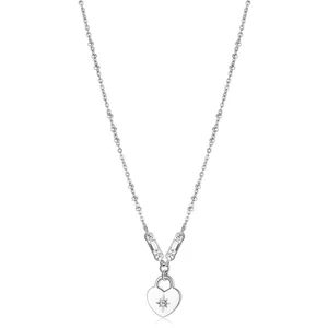 Brosway Oceľový náhrdelník so srdiečkom Chakra BHKN074