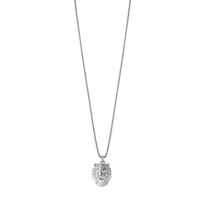 Guess Oceľový náhrdelník s príveskom Lion King JUMN01387JWSTT/U