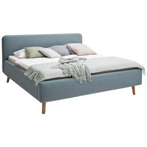 Niebieskoszare łóżko dwuosobowe Meise Möbel Mattis, 160x200 cm