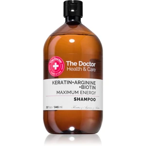 The Doctor Keratin + Arginine + Biotin Maximum Energy keratinový šampon pro posílení a lesk vlasů 946 ml