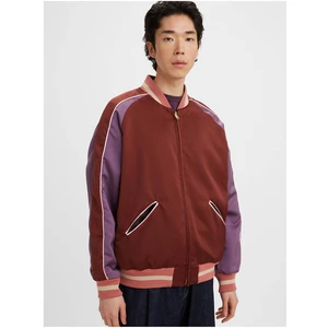 Levi's Burgundy Men's Double-Sided Bomber Levi's® Souvenir - Men's