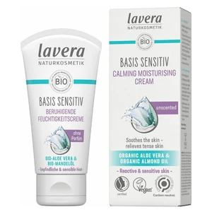 Lavera Basis Sensitiv hydratační a zklidňující krém bez parfemace 50 ml